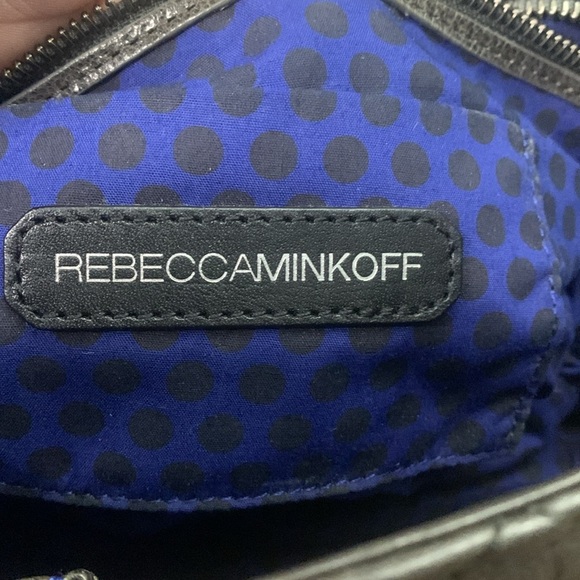 Rebecca Minkoff Brown Leather Quilted Studded Crossbody Messenger Bag VGUC - Picture 13 of 17